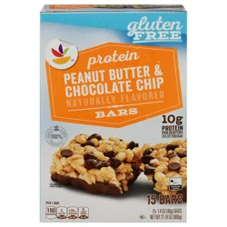Giant Protein Bar Peanut Butter & Chocolate Chip Gluten Free - 15 ct