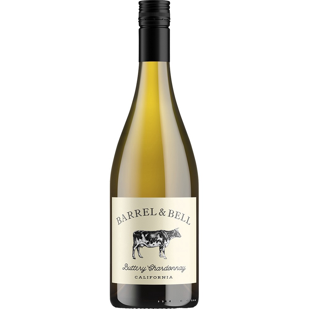 slide 1 of 1, Barrel & Bell Buttery Chardonnay, 750 ml