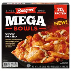 Banquet MEGA Bowls Chicken Parmesan, Frozen Meal, 13.5 oz.