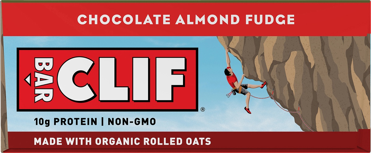 slide 9 of 10, CLIF Chocolate Almond Fudge Bar, 12 ct; 2.4 oz