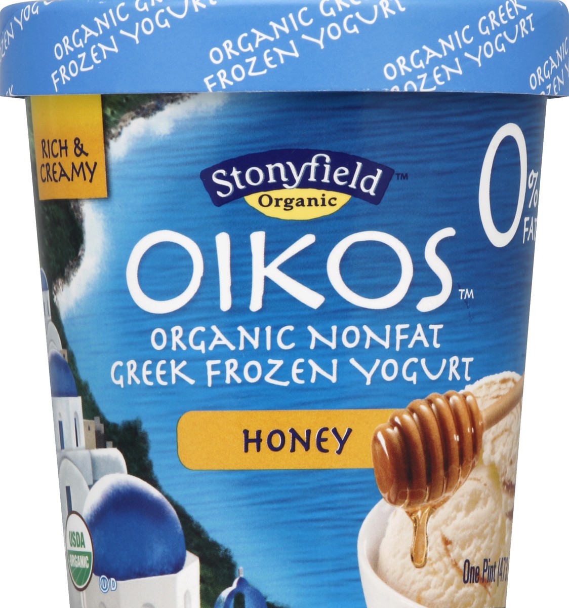 slide 2 of 3, Oikos Frozen Yogurt 1 pt, 1 pint