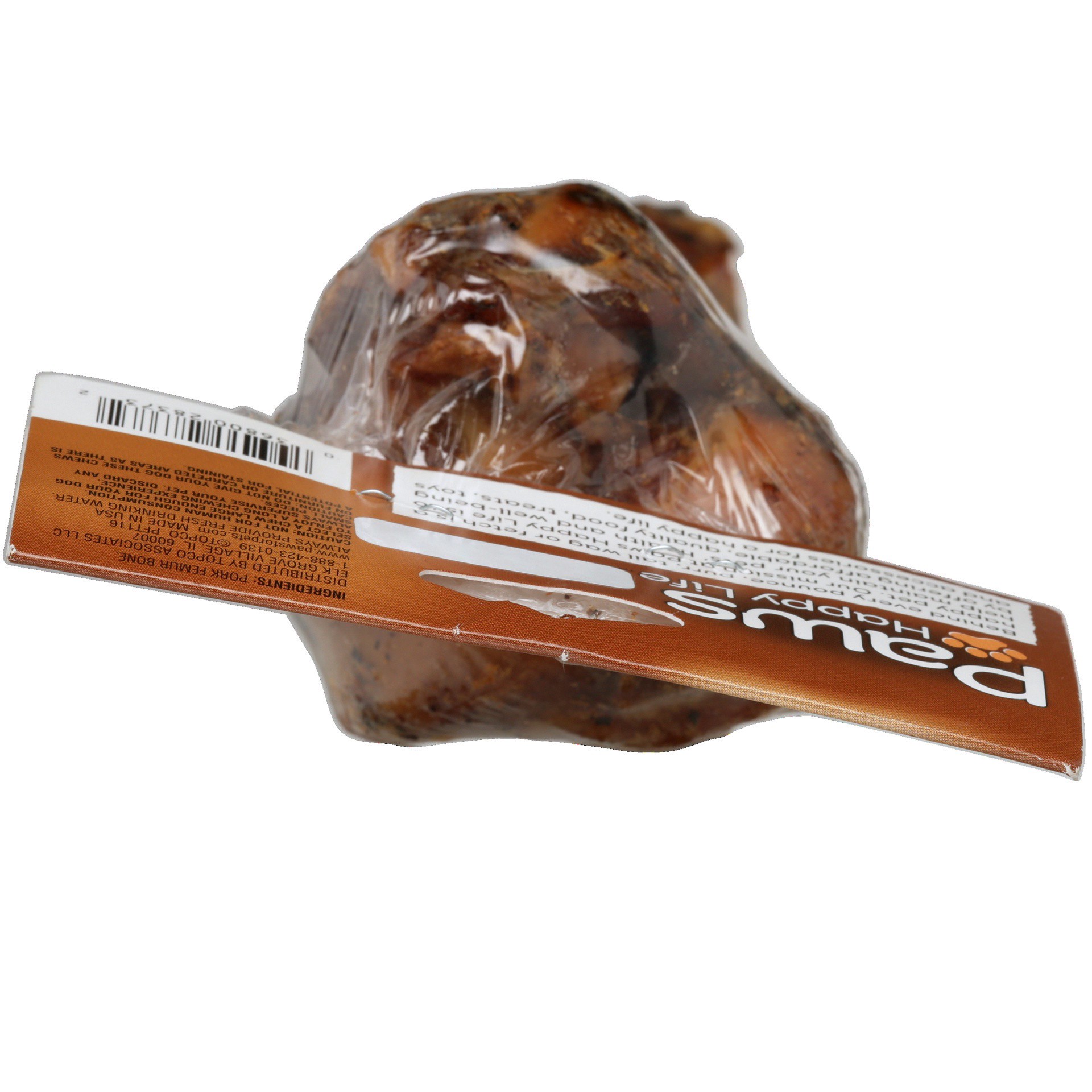 slide 2 of 6, Paws Happy Life Naturals Meaty Pork Femur, 1 ct