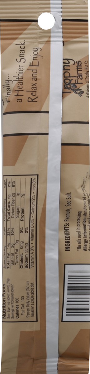 slide 2 of 4, Trophy Farms Peanuts 2 oz, 2 oz