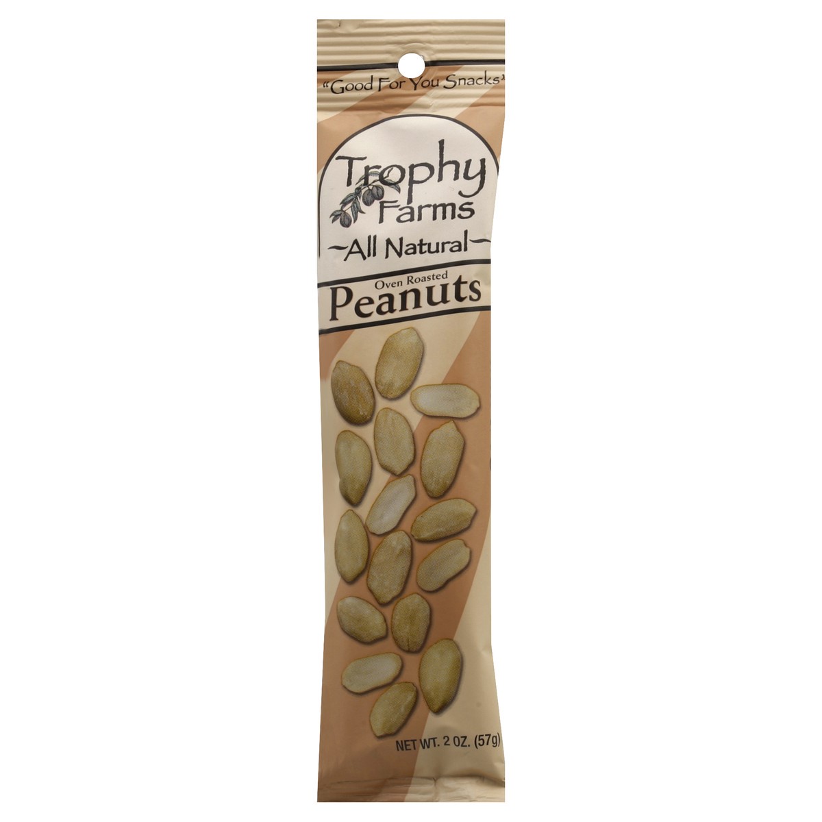 slide 4 of 4, Trophy Farms Peanuts 2 oz, 2 oz