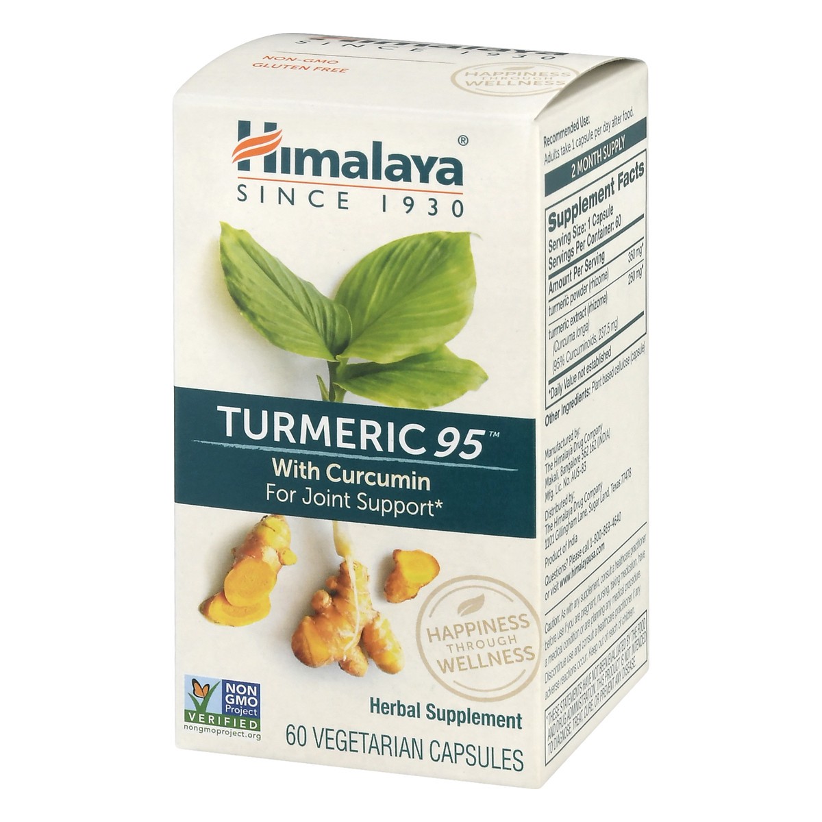 slide 10 of 12, Himalaya Vegetarian Capsules Turmeric 95 with Curcumin 60 ea, 60 ct