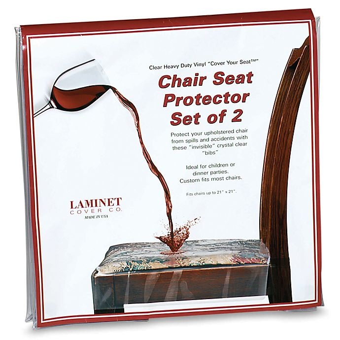 slide 1 of 3, SALT Clear Chair Seat Protectors, 2 ct