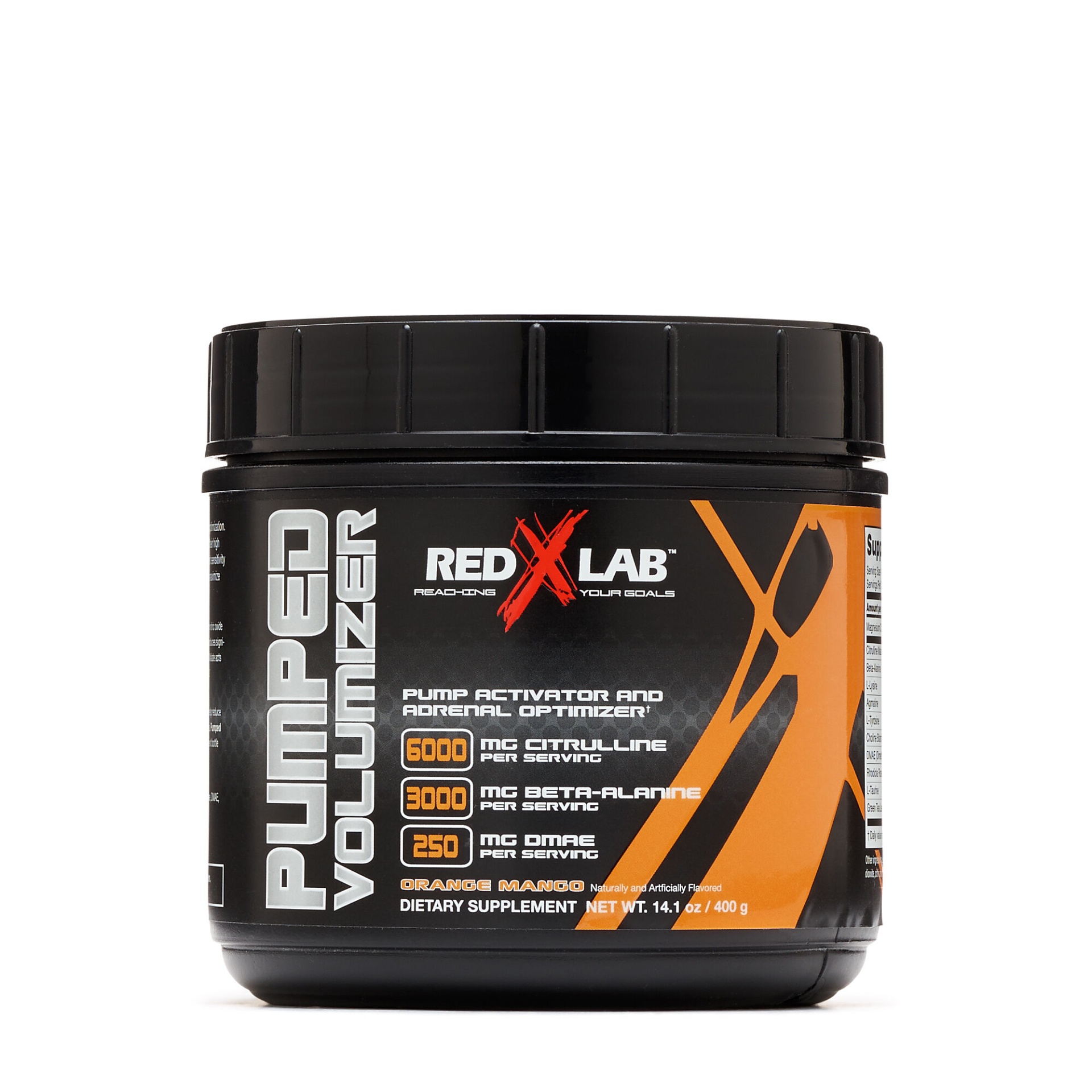 slide 1 of 1, Red X Lab Pumped Volumizer - Orange Mango, 1 ct