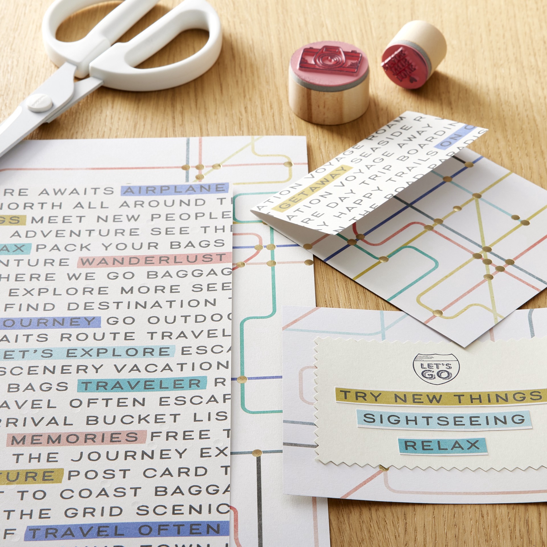 slide 4 of 4, Transit Paper By Recollections, 12" X 12", 12 in x 12 in