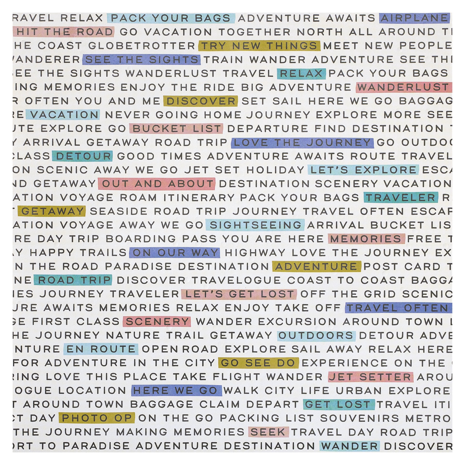 slide 2 of 4, Transit Paper By Recollections, 12" X 12", 12 in x 12 in