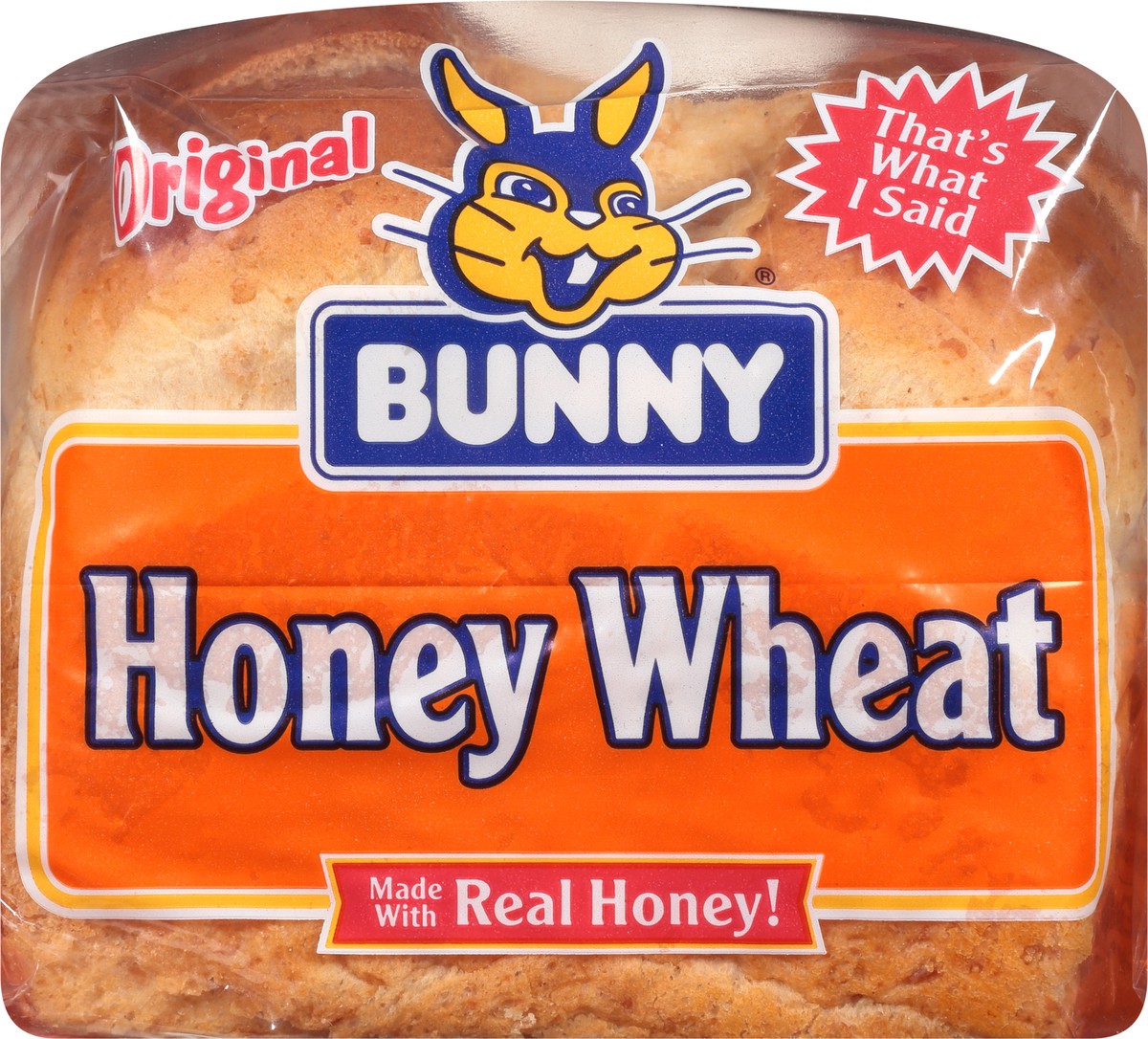 slide 1 of 5, Bunny Original Honey Wheat Bread 20 oz, 20 oz