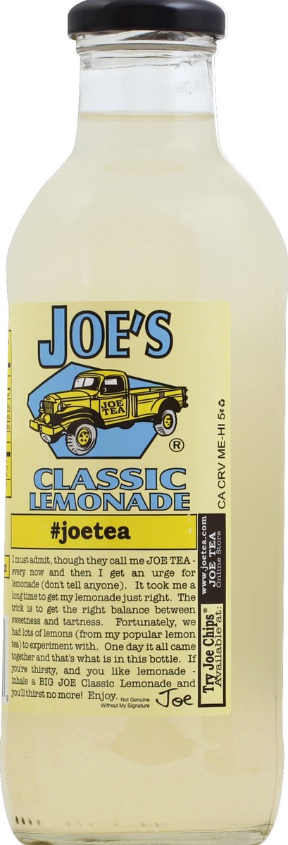 slide 7 of 8, Joes Lemonade - 20 oz, 20 oz