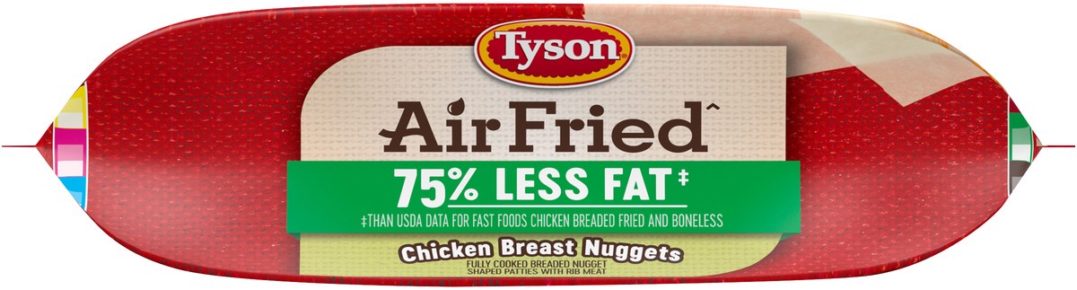 slide 4 of 5, Tyson Air Fried Perfectly Crispy Chicken Nuggets, 25 oz. (Frozen), 708.74 g