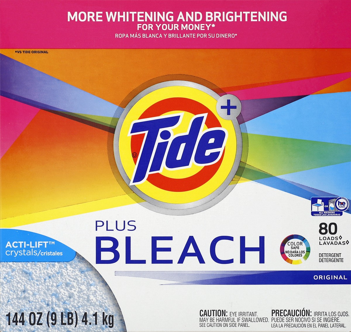 slide 1 of 2, Tide Detergent 144 oz, 144 oz