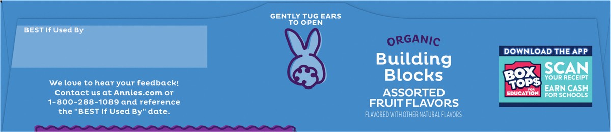 slide 13 of 14, Annie's Organic Building Blocks Fruit Flavored Snacks, Assorted Fruit Flavors, Gluten Free, 10 Pouches, 7 oz, 10 ct