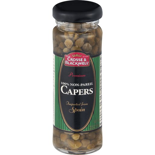 slide 2 of 9, Crosse & Blackwell 100% Non-Pareil Capers, 3.5 oz