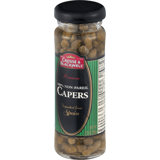 slide 3 of 9, Crosse & Blackwell 100% Non-Pareil Capers, 3.5 oz