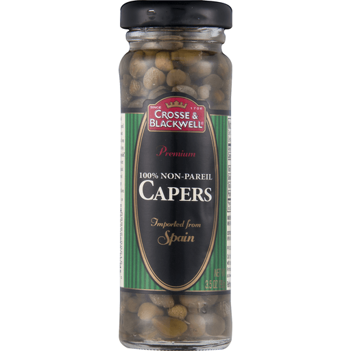 slide 4 of 9, Crosse & Blackwell 100% Non-Pareil Capers, 3.5 oz