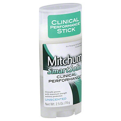 slide 1 of 2, Mitchum Smartsolid Clinical Performance Invisible Solid Deodorant, 2.5 oz