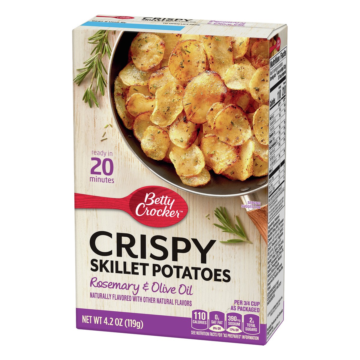 slide 10 of 12, Betty Crocker Crispy Rosemary & Olive Oil Skillet Potatoes 4.2 oz, 4.2 oz