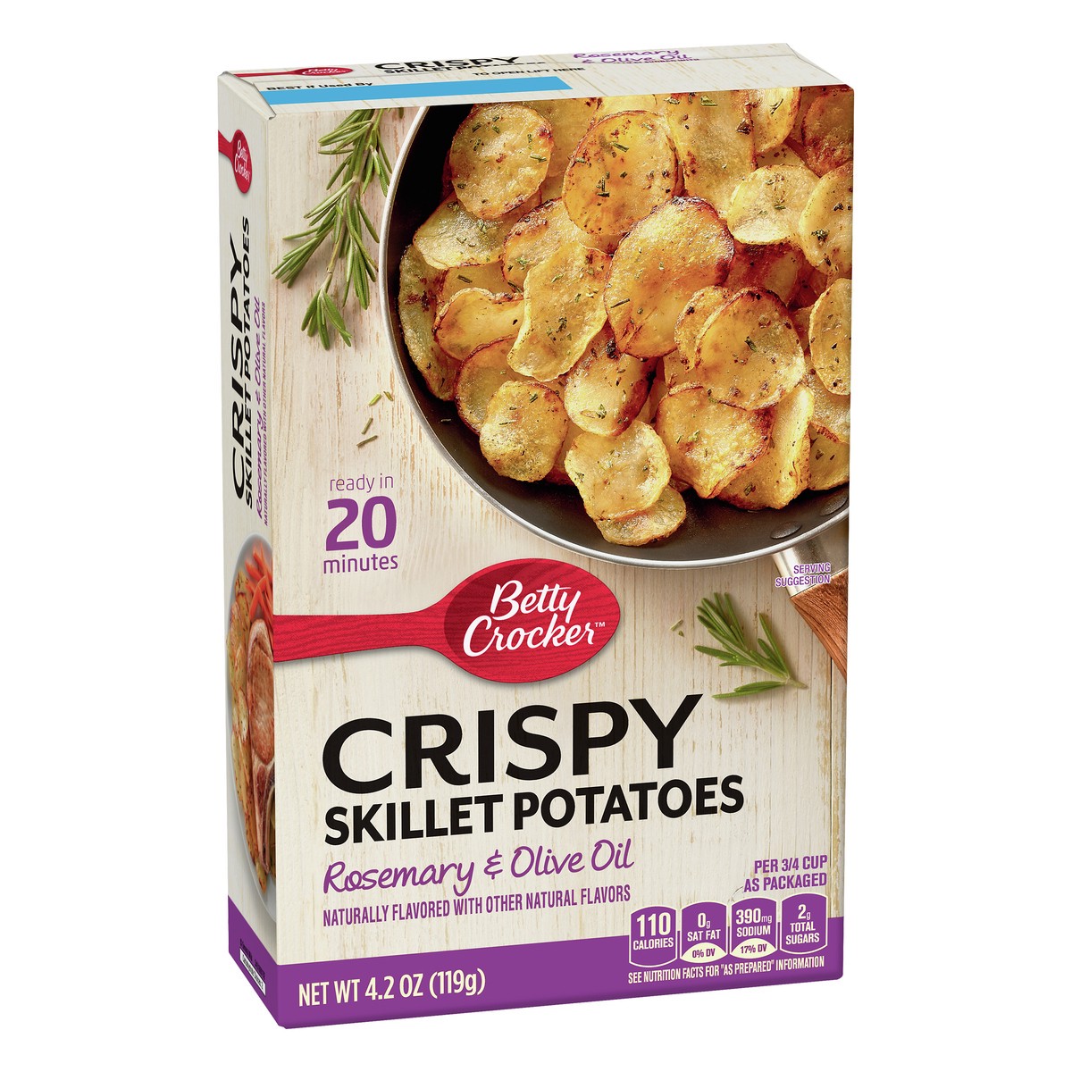 slide 5 of 12, Betty Crocker Crispy Rosemary & Olive Oil Skillet Potatoes 4.2 oz, 4.2 oz