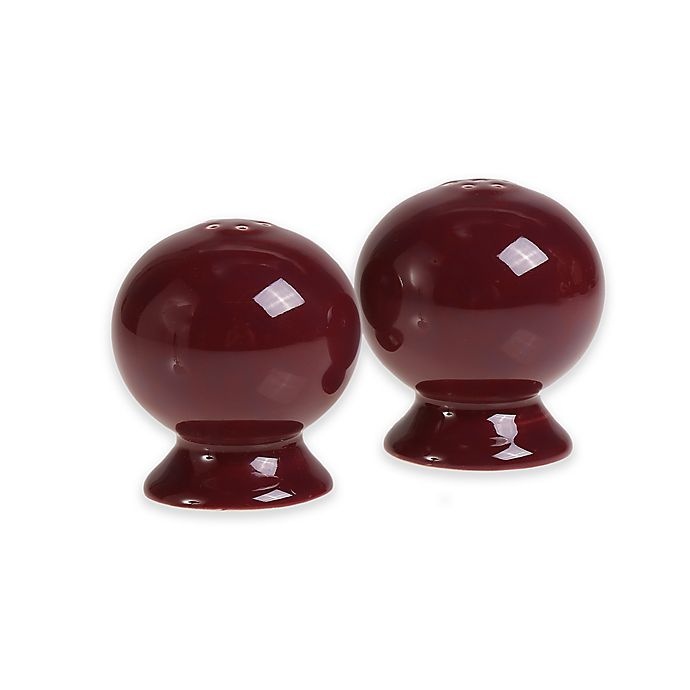 slide 1 of 1, Fiesta Salt and Pepper Shakers - Claret, 1 ct