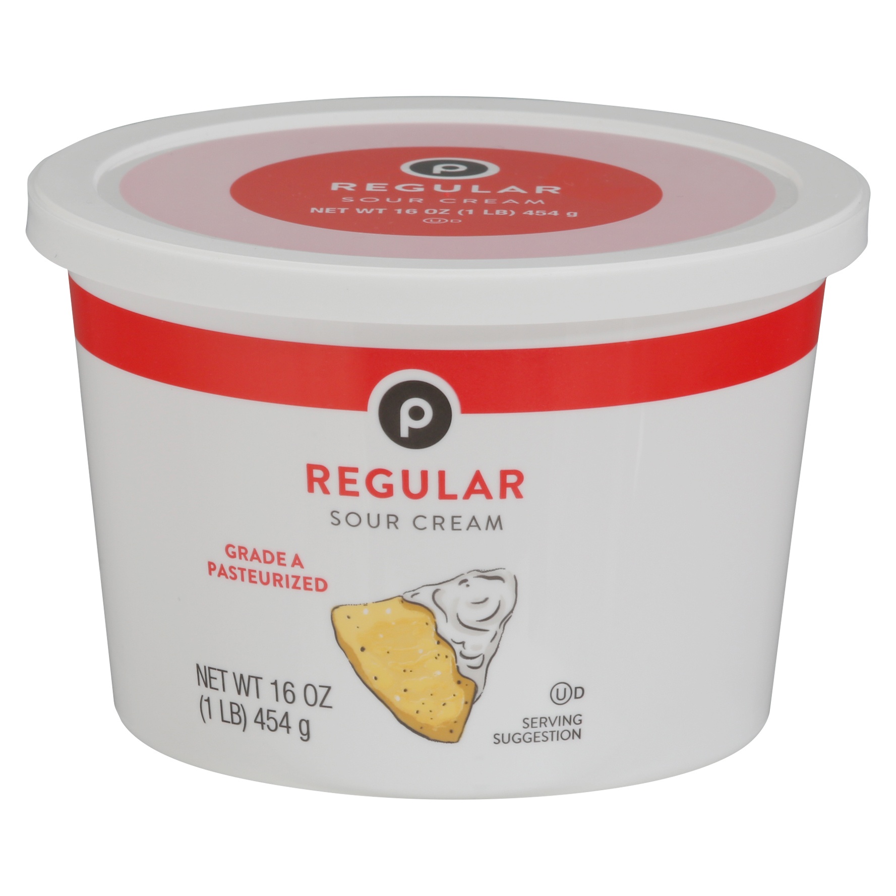 slide 1 of 1, Publix Regular Sour Cream, 16 oz