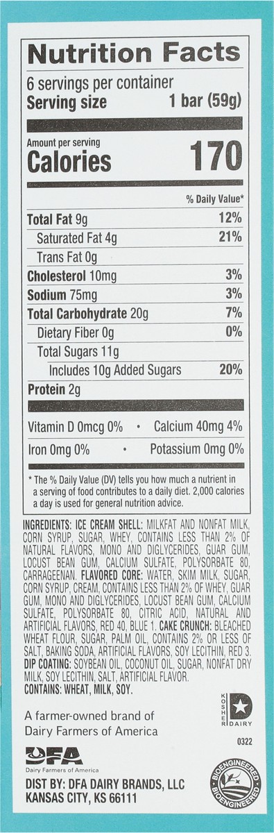 slide 2 of 9, Friendly's Ice Cream Bars - Strawberry Cake Krunch, 6 ct