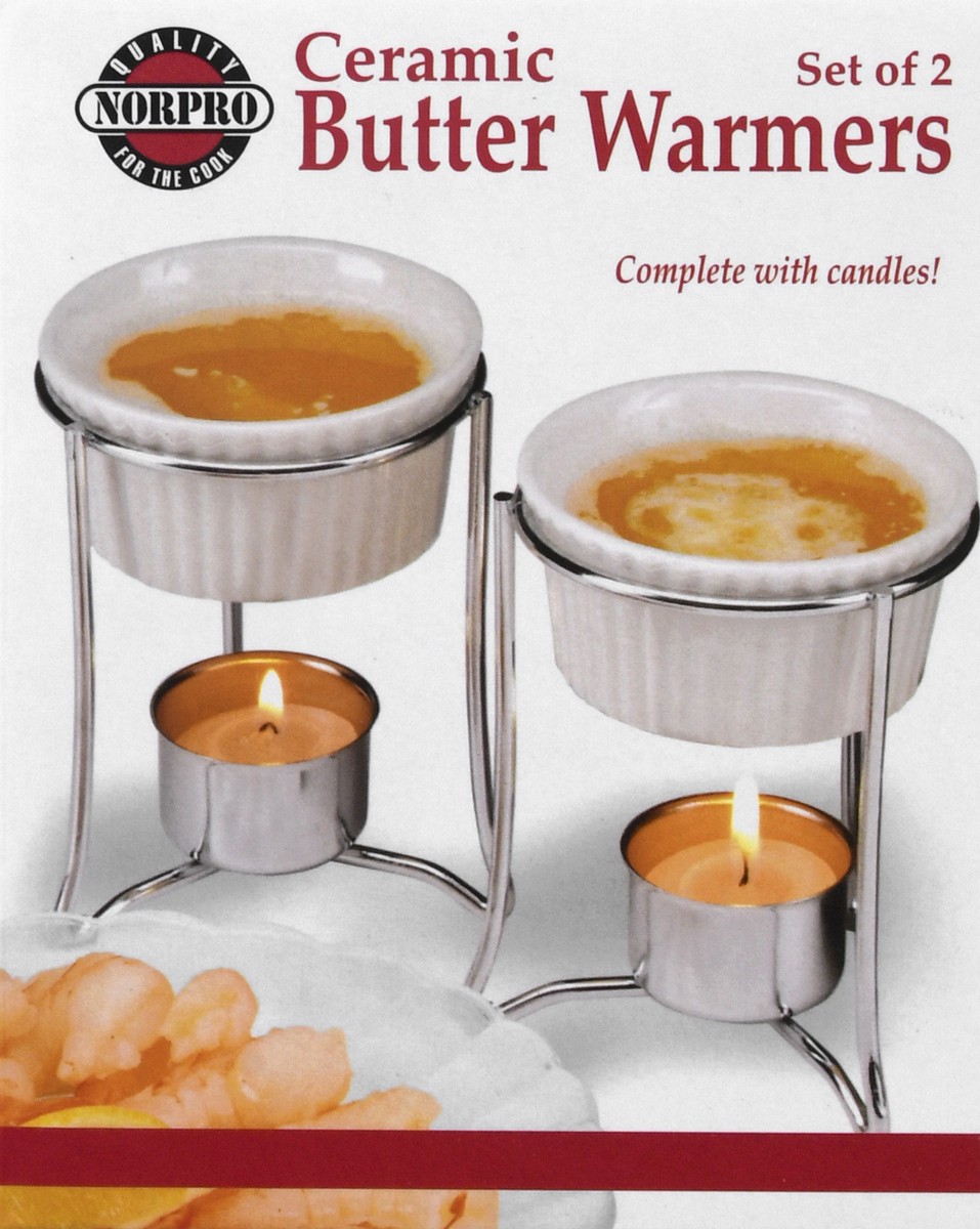 slide 5 of 11, Norpro Ceramic Butter Warmers 2 ea, 2 ct