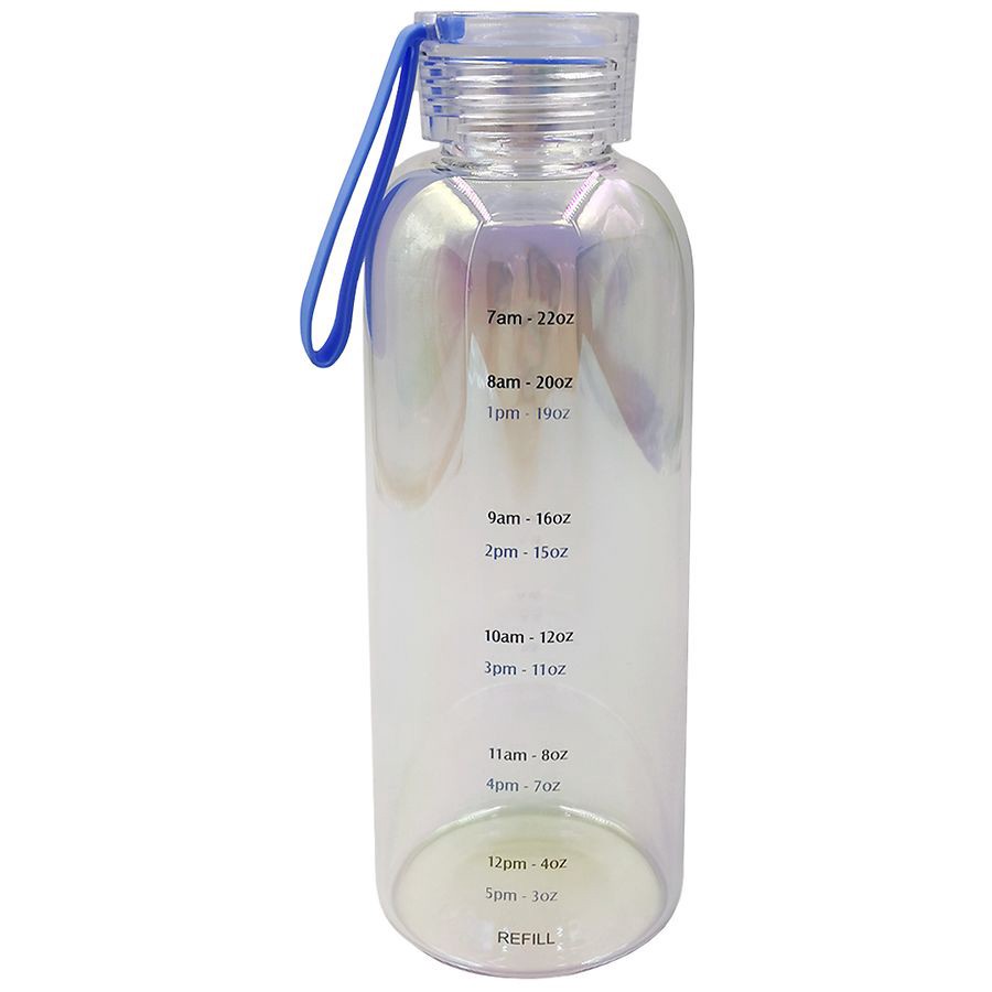 slide 1 of 1, Modern Expressions Iridescent Glass Bottle, 1 ct