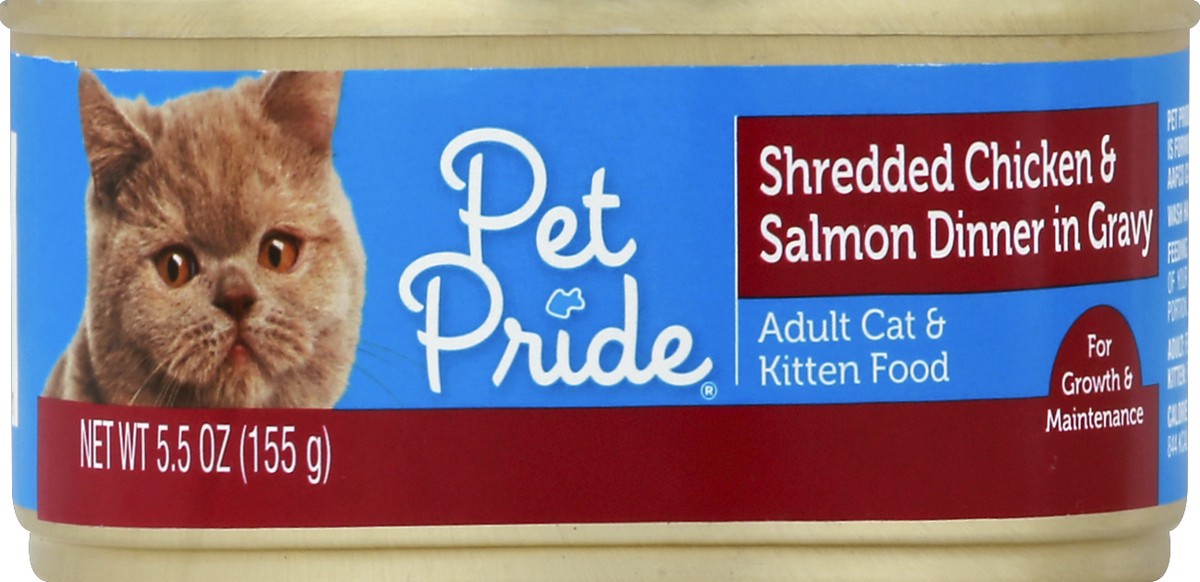 slide 2 of 2, Pet Pride Adult Cat & Kitten Food 5.5 oz, 5.5 oz