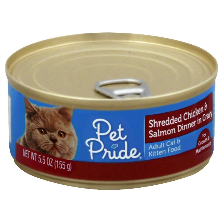 slide 1 of 2, Pet Pride Adult Cat & Kitten Food 5.5 oz, 5.5 oz