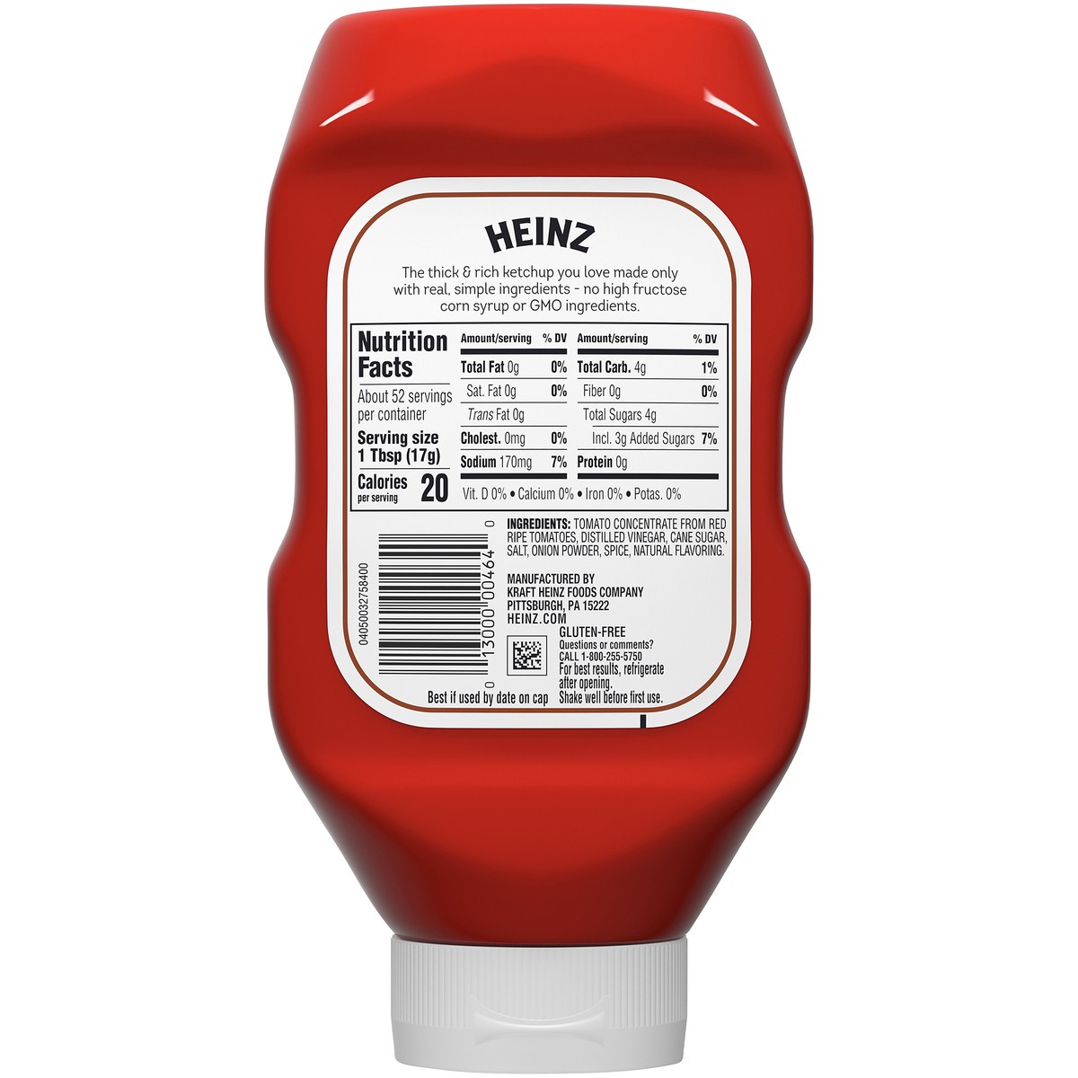 slide 4 of 8, Heinz Simply Heinz Tomato Ketchup, 31 oz