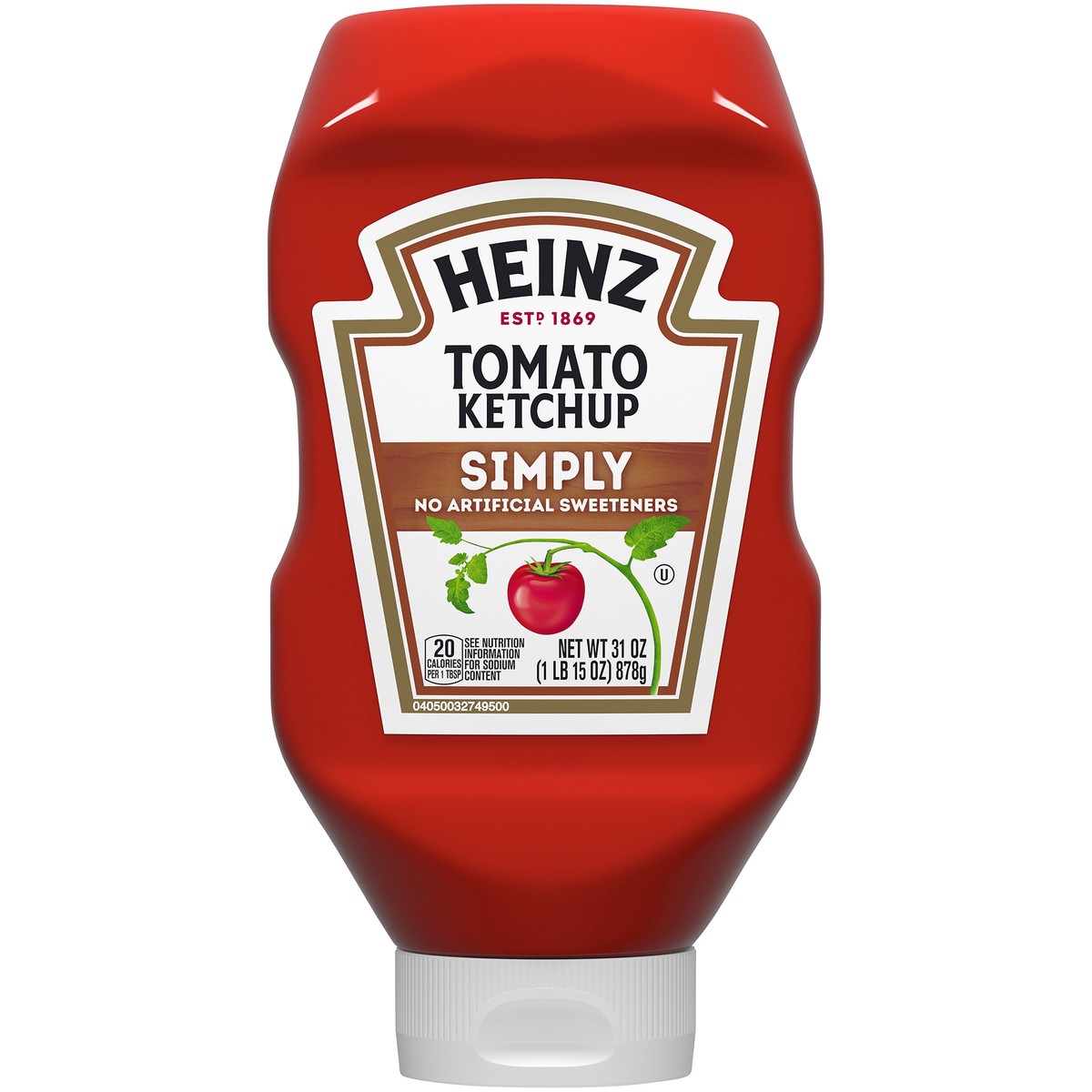 slide 2 of 8, Heinz Simply Heinz Tomato Ketchup, 31 oz