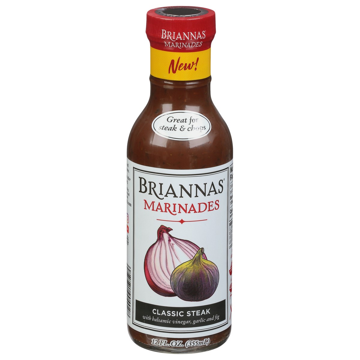slide 1 of 1, BRIANNASs Classic Steak Marinade, 12 oz