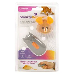 SmartyKat Race 'N' Chase Remote Control Mouse Electronic Cat Toy