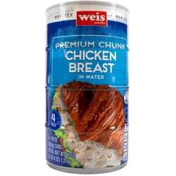 Weis Quality 4Pack Cans Chicken Breast