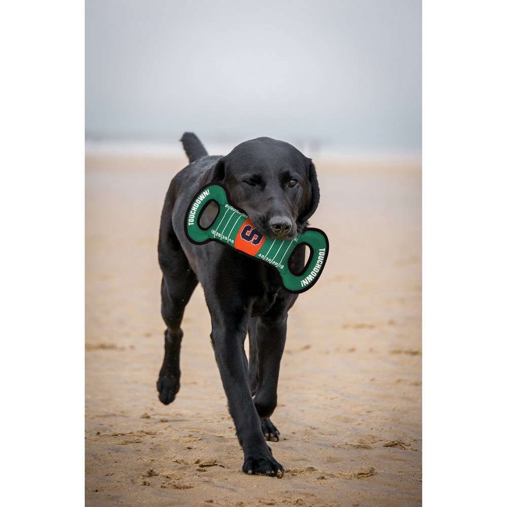 slide 3 of 4, NCAA Syracuse Orange Football Field Dog Toy, 1 ct