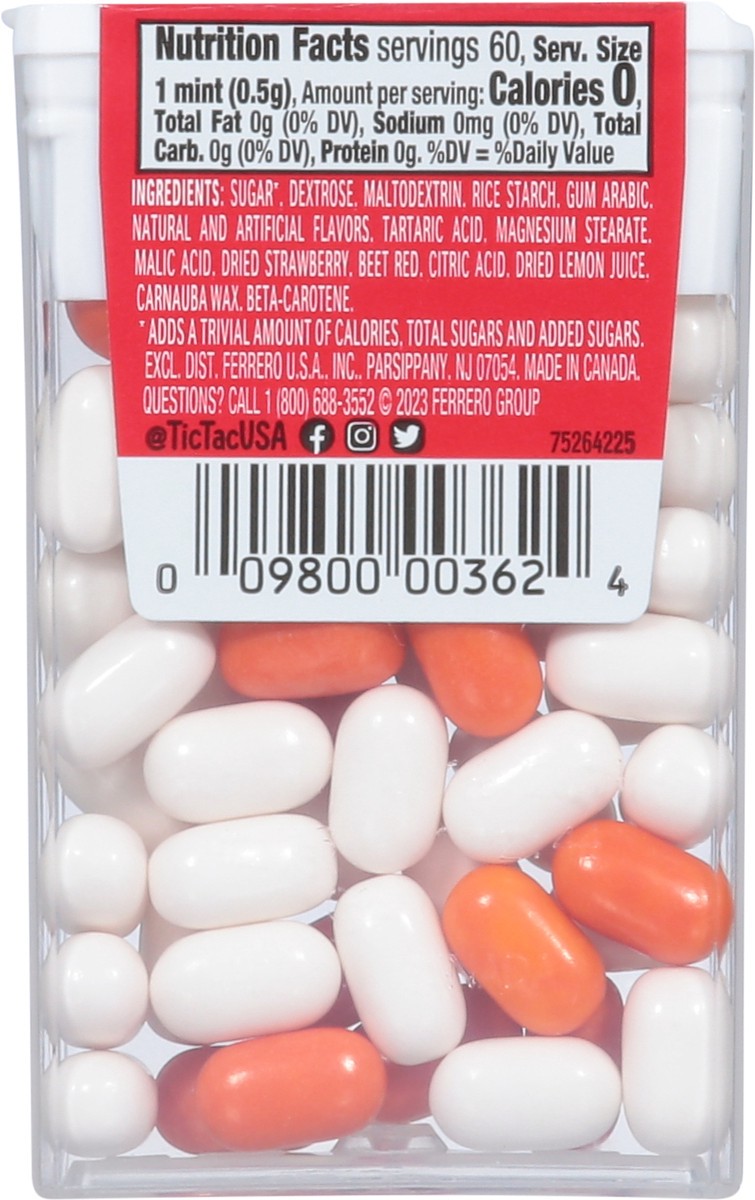 slide 3 of 9, Tic Tac Strawberry & Cream Mints 1 oz, 1 oz