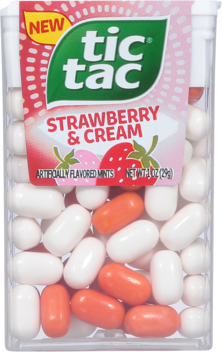slide 6 of 9, Tic Tac Strawberry & Cream Mints 1 oz, 1 oz