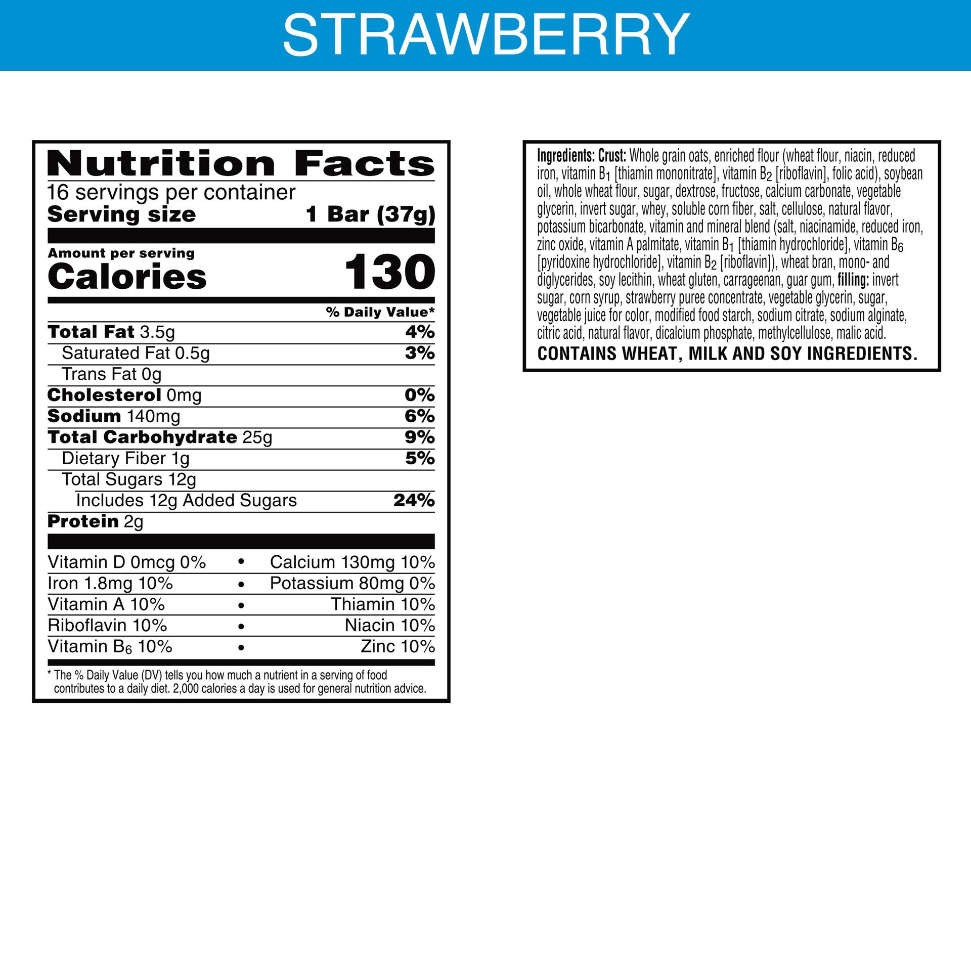 slide 3 of 5, Nutri-Grain Nutrigrain Strawberry Bars, 16 ct