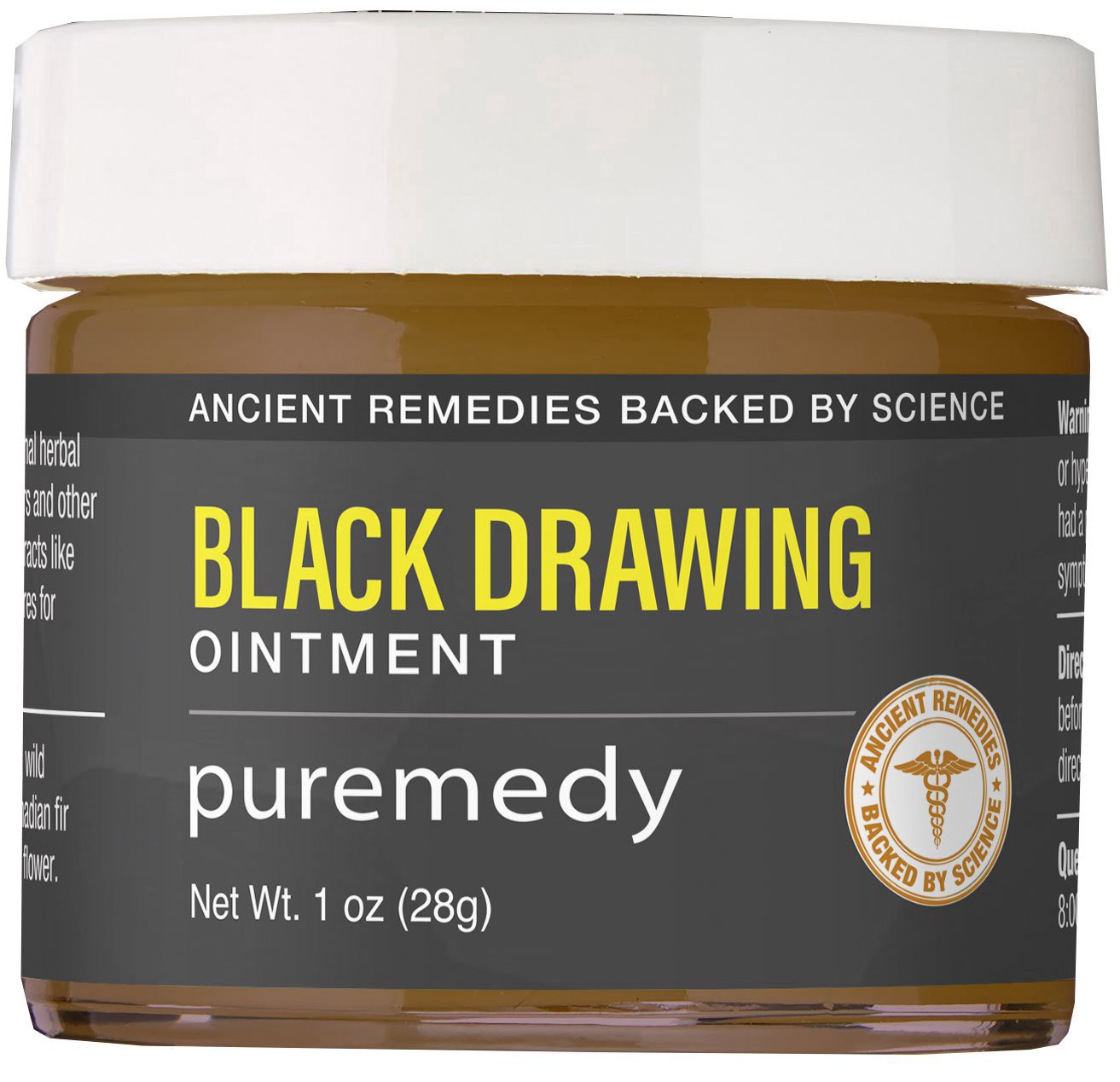slide 1 of 1, Puremedy Black Drawing Ointment, 1 oz
