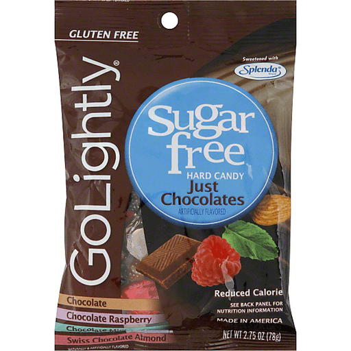 slide 1 of 1, GoLightly Sugar Free Just Chocolates, 2.75 oz