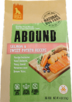slide 1 of 1, Abound Salmon & Sweet Potato Recipe Dog Food, 4 lb