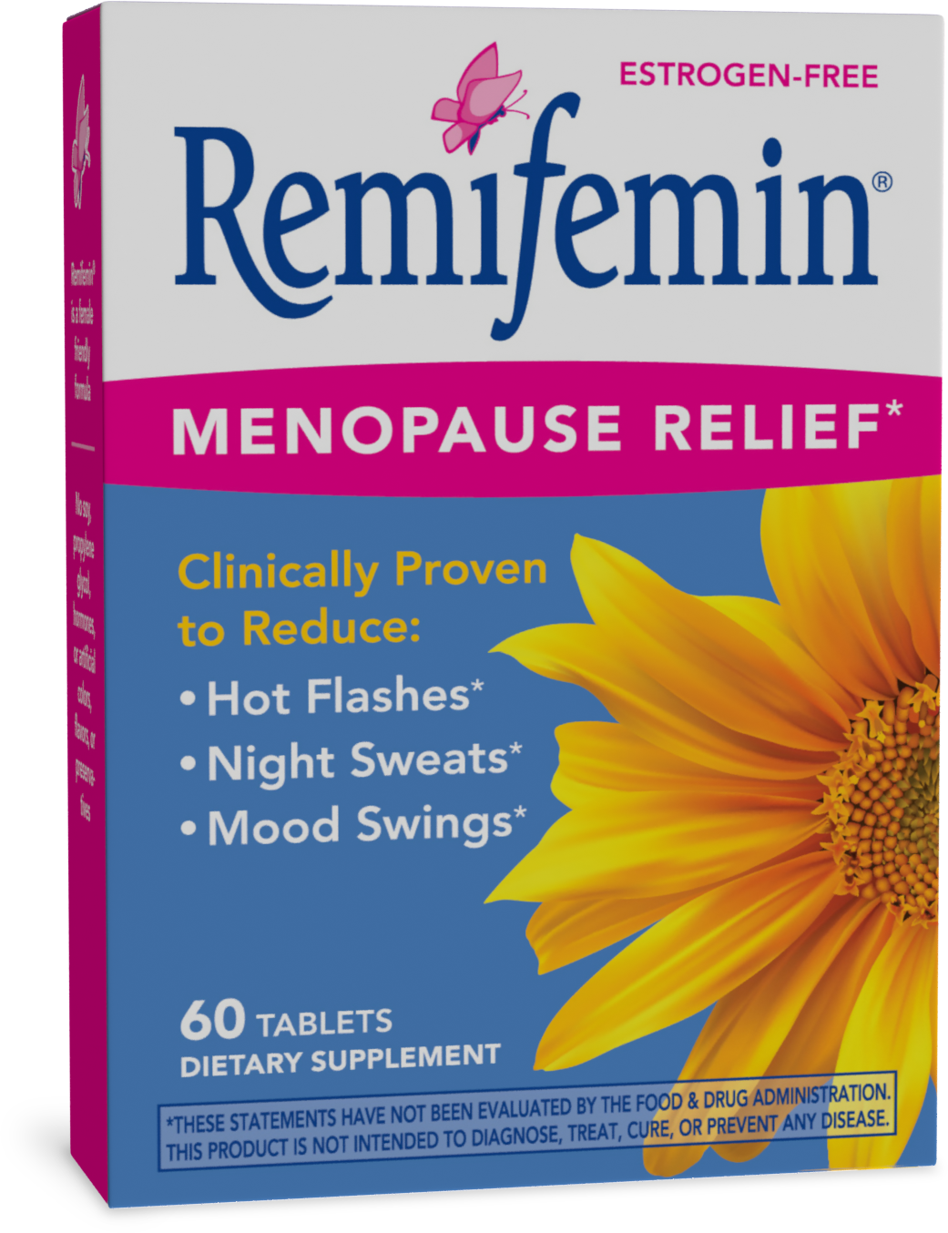 slide 1 of 4, Nature's Way Remifemin Estrogen-Free Menopause Relief, 60 Count, 60 ct