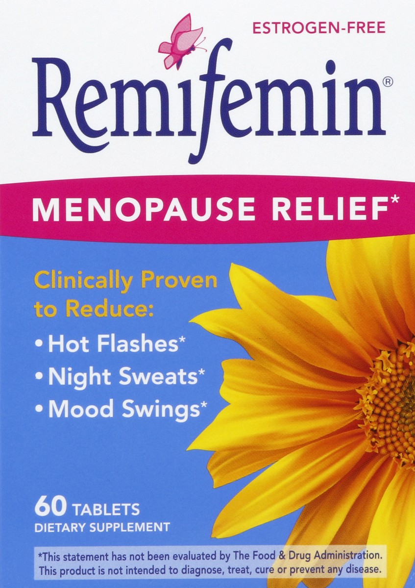 slide 3 of 4, Nature's Way Remifemin Estrogen-Free Menopause Relief, 60 Count, 60 ct