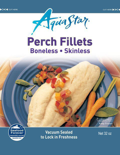 slide 1 of 1, Aqua Star Perch Fillets, 32 oz