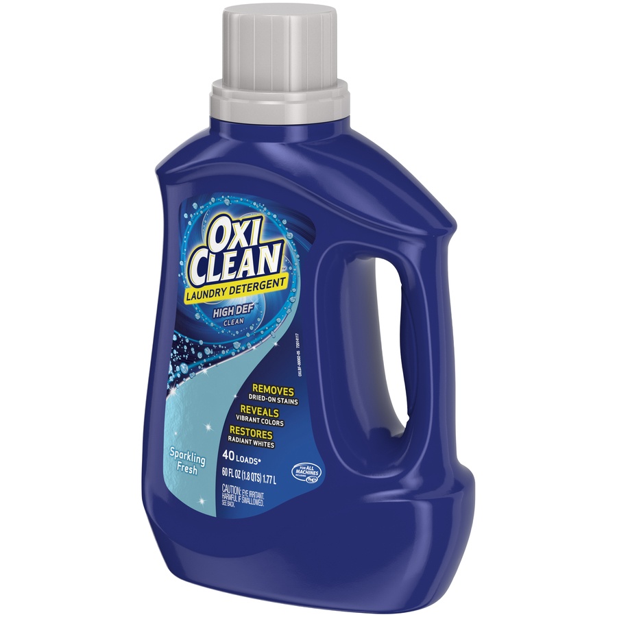 slide 3 of 4, Oxi-Clean Sparkling Fresh High Def Clean Laundry Detergent, 60 fl oz