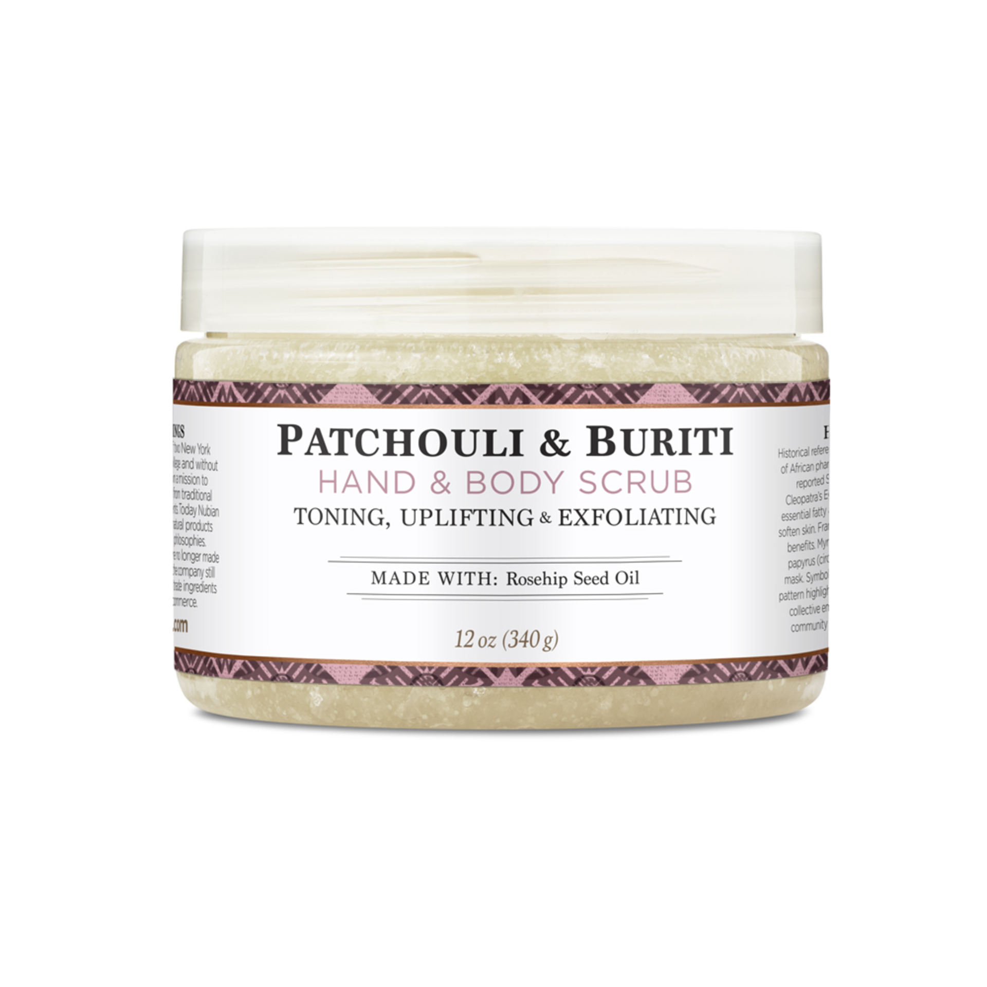 slide 1 of 1, Nubian Heritage Patchouli Buriti SCRB Toning/Uplifting/EXF, 12 OZ, 12 oz