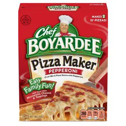Chef Boyardee Pepperoni Pizza Maker, Crust Mix and Pizza Sauce Meal Kit, 31.85 oz.