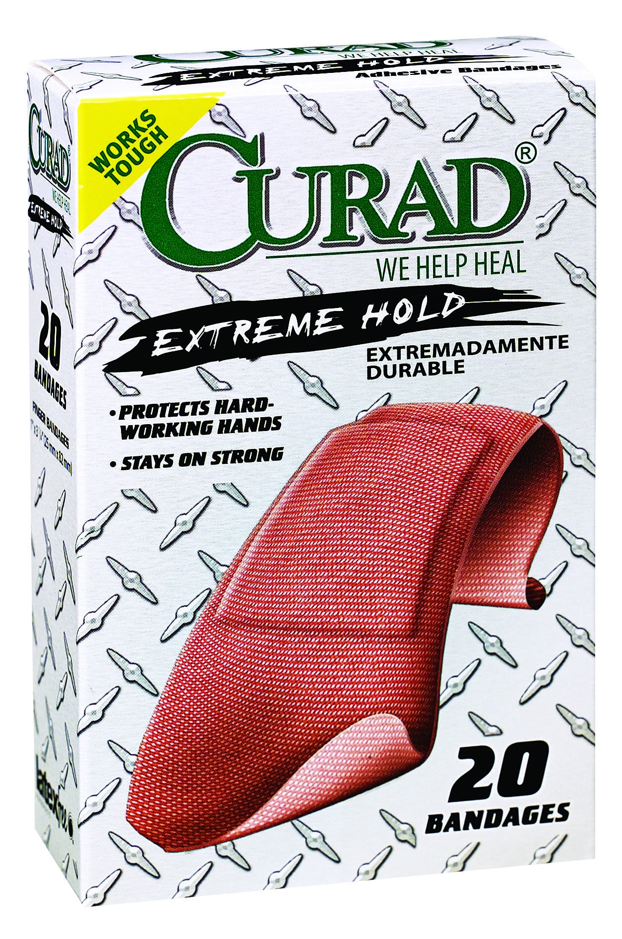 slide 1 of 1, Curad Extreme Hold, 20 ct